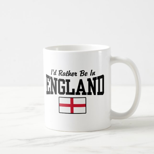 Caneca De Café Eu Preferencialmente Na Inglaterra (Direita)