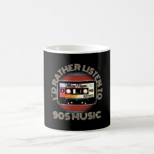 Caneca De Café Eu Preferencialmente Ouvir Música Dos Anos 90