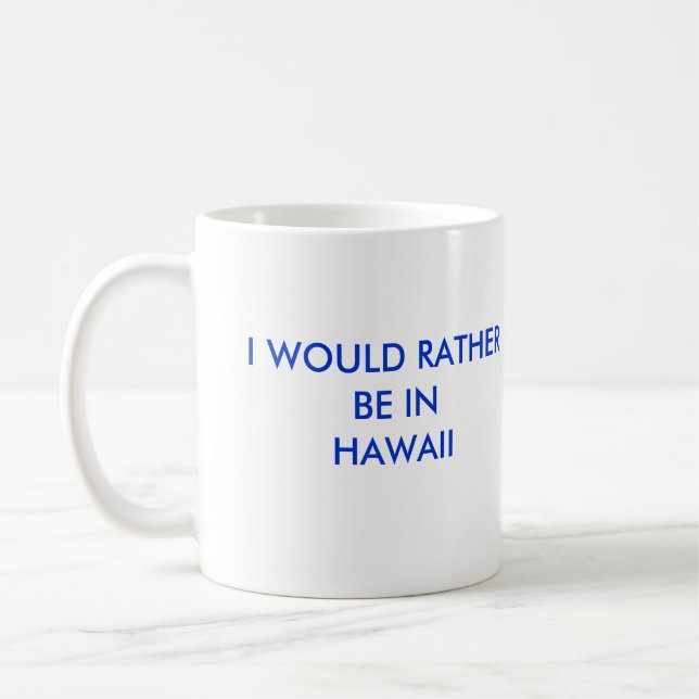 CANECA DE CAFÉ EU PREFERENCIALMENTE SERIA INHAWAII (Esquerda)