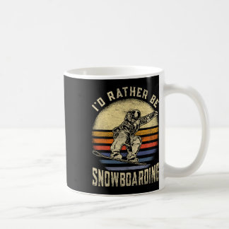 Caneca De Café Eu Preferencialmente Snowboard Vintage Para Snowbo