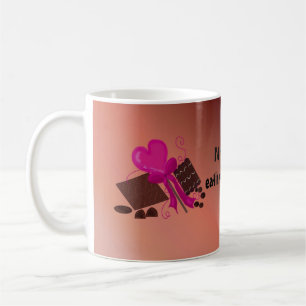 Caneca De Café Eu Preferiria Estar Comendo Chocolate