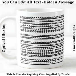 Caneca De Café Eu Preferiria Estar Dormindo Mensagem Oculta 086 D
