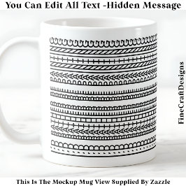 Caneca De Café Eu Preferiria Estar Pintando Mensagem Oculta 088 D