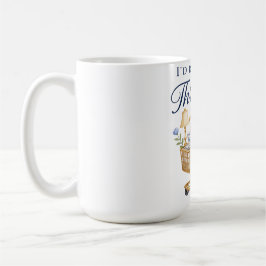 Caneca De Café Eu Preferiria Estar Procurando em Brechós Adesivo