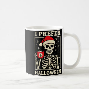 Caneca De Café Eu Prefiro o Halloween