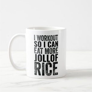 Caneca De Café Eu Pretendo Comer Mais Arroz