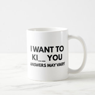Caneca De Café Eu Quero Beijar