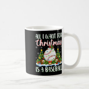 Caneca De Café Eu Quero O Natal É Uma Luz De Árvore Do Xmas De Be