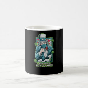 Caneca De Café eu quero que você lave suas mãos
