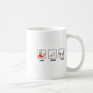 Caneca De Café Eu Quero Uma Pausa De Verão No Último Dia Da Escol