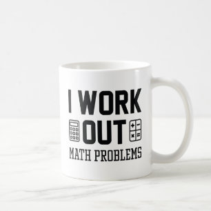 Caneca De Café Eu resolvo problemas de matemática