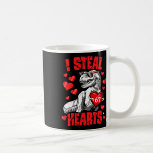 Caneca De Café Eu Roubo 67 Corações Dia dos Namorados 67 Meme 6 7