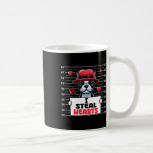 Caneca De Café Eu Roubo Corações Bonitos Dia de os namorados Bost