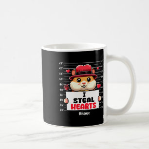 Caneca De Café Eu Roubo Corações Fofos Dono de Hamster no Dia dos