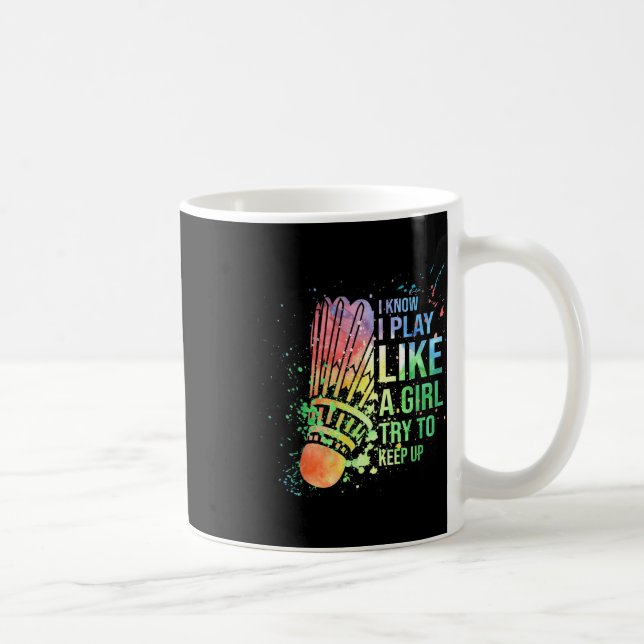 Caneca De Café Eu Sei Que Eu Brinco Como Uma Garota Tentando Cont (Direita)