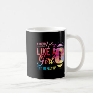 Caneca De Café Eu Sei Que Eu Toco Como Um Futebol De Garota