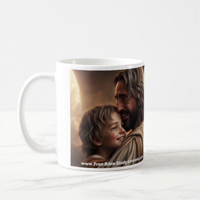 Caneca De Café Eu Sempre Te Amo Jesus Mug (Esquerda)