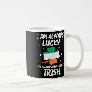 Caneca De Café Eu Sempre Tenho Sorte Que Minha Nó É Irlandesa Mat