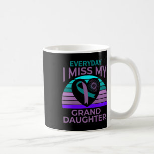 Caneca De Café Eu Sinto Falta Da Minha Avó, Coração, Sensibilizaç