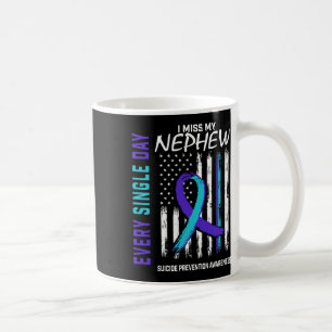 Caneca De Café Eu Sinto Falta Do Meu Sobrinho Na Prevenção De Con