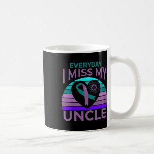 Caneca De Café Eu Sinto Falta Do Meu Tio Coração Suicídio De Gira