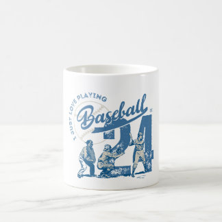 Caneca De Café Eu Só Adoro Jogar Baseball