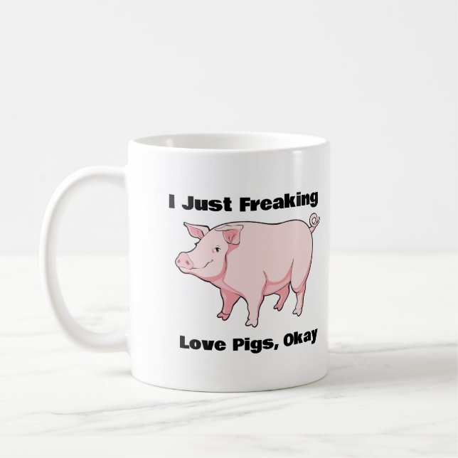 Caneca De Café Eu Só Pinto De Amor, Ok Coffee Mug (Esquerda)