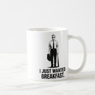 Caneca De Café Eu Só Queria Um Café Da Manhã Bat Baseball