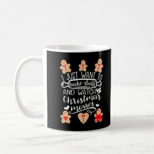 Caneca De Café Eu Só Quero Assar Coisas Assistindo Filmes De Nata