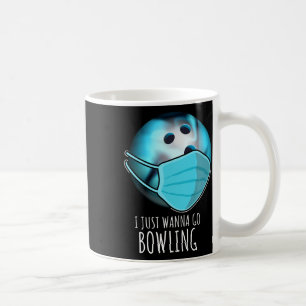 Caneca De Café Eu Só Quero Ir Boliche Camisa Jogadora Boliche Eng