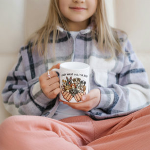 Caneca De Café Eu Só Quero Todos Os Cães 🐾