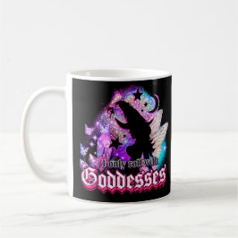 Caneca De Café Eu Só Rolo Com Deusas Feiticeira Fada Cristal