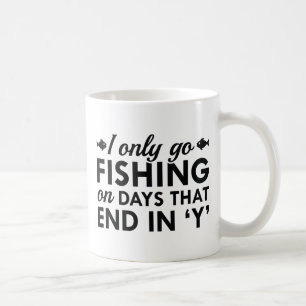 Caneca De Café Eu Só Vou Pescar