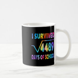 Caneca De Café Eu Sobrevivi 67 Dias De Aula Raiz Quadrada 4489 Ma