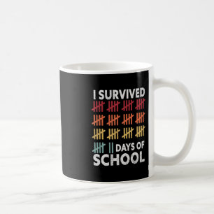 Caneca De Café Eu Sobrevivi a 67 Dias de Escola Funny 67 Contando