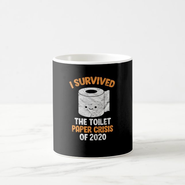 Caneca De Café Eu Sobrevivi À Crise Do Papel De Banheiro De 2020 (Centro)