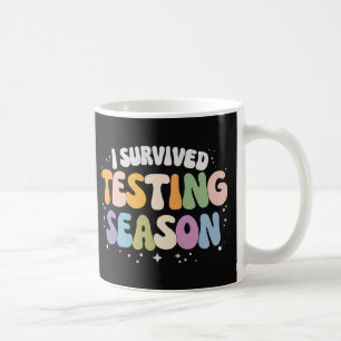 Caneca De Café Eu Sobrevivi à Temporada de Testes Humor Escolar