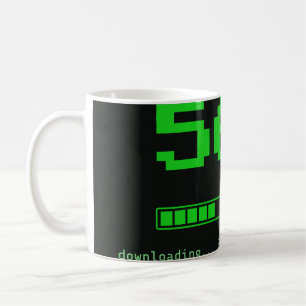 Caneca De Café Eu Sobrevivi ao 56K Mug