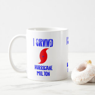 Caneca De Café Eu Sobrevivi ao Furacão Milton