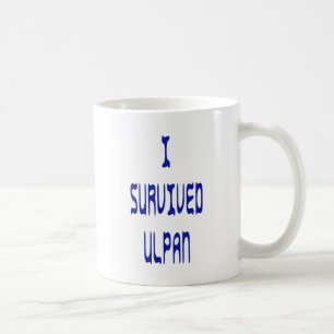 Caneca De Café Eu Sobrevivi ao Ulpan