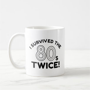 Caneca De Café Eu Sobrevivi Aos 80 Duas Vezes