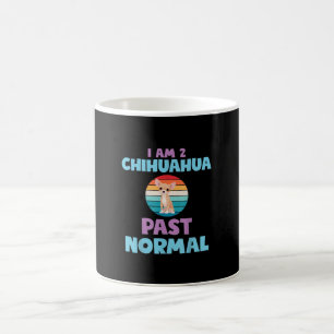 Caneca De Café Eu Sou 2 Chihuahua No Passado Do Cachorro Normal,