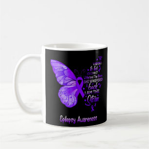 Caneca De Café Eu Sou A Borboleta Da Consciência Da Epilepsia