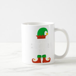 Caneca De Café Eu sou a família Camera Elf Pajama Homem de Natal