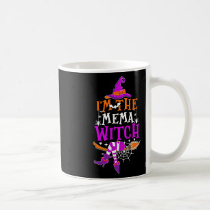 Caneca De Café Eu sou a família do Dia das Bruxas da Bruxa Mema