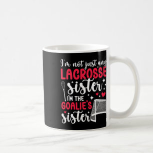 Caneca De Café Eu sou a Irmã Lacrosse Goalie de Um Goalk Lacrosse