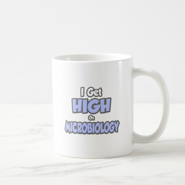 Caneca De Café Eu Sou Alta Em Microbiologia (Direita)