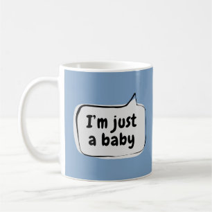 Caneca De Café Eu sou apenas um balão de fala de bebê