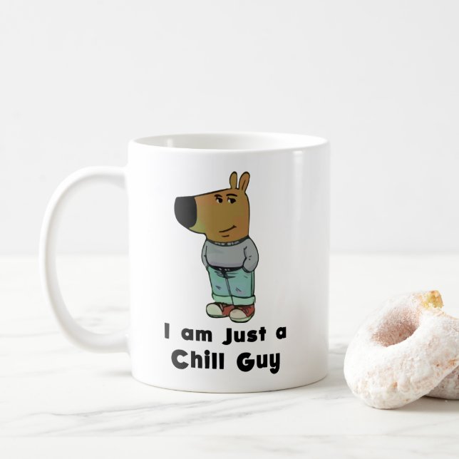 Caneca De Café Eu sou apenas uma Cara (Com Donut)