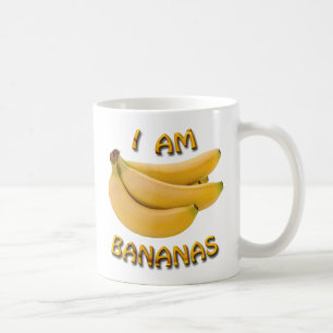 Caneca De Café Eu Sou Banana Clássica De Café Branco